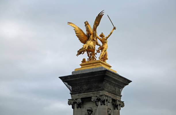 istock Golden statue of Pont Alexandre III 1592161696