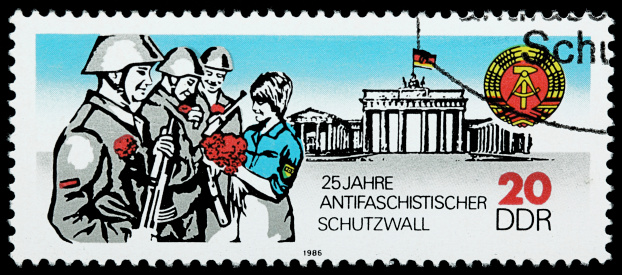 Anti fascist East Germany stamp