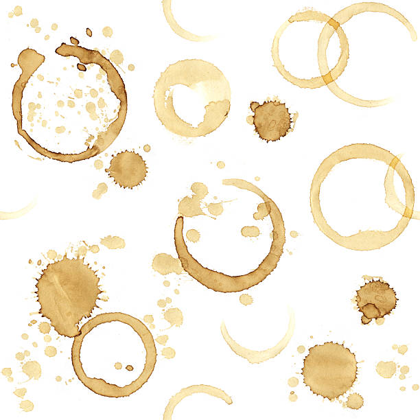 istock Seamless background with stains of coffee 159224883