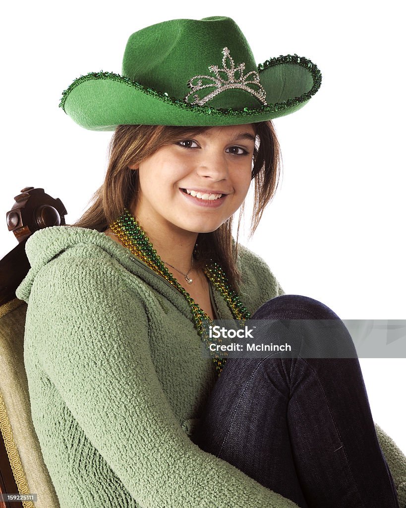 Pronto para o dia de São Patrick - Royalty-free Adolescente Foto de stock