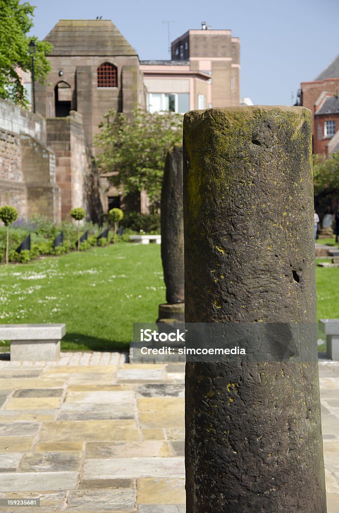 Stein Säulen in der römischen Stadt Chester - Lizenzfrei Alt Stock-Foto