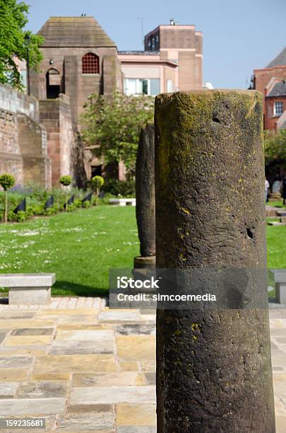 Stein Säulen In Der Römischen Stadt Chester Stockfoto und mehr Bilder von Alt - Alt, Befestigungsmauer, Chester - Cheshire
