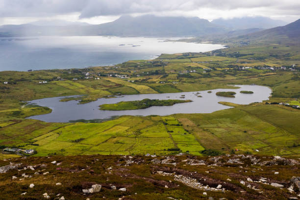 Free picture: renvyle, castle, county, galway, Ireland, tully, cross