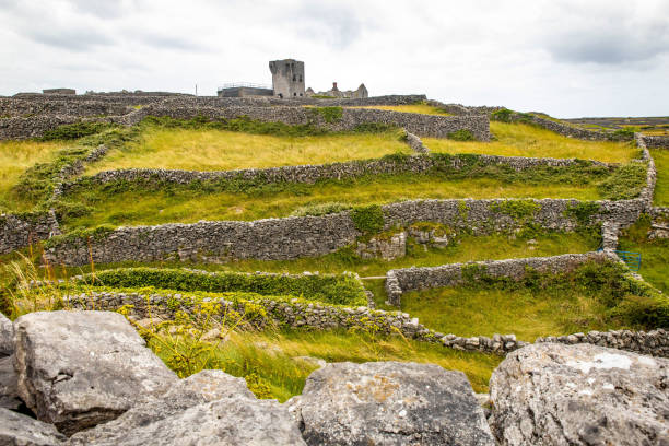 istock Remainings Tower ruins Inisheer Aran Islands scenic view 1592383624