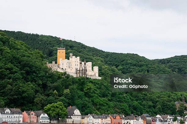 Stolzenfels Castle Along The Rhine River Germany Stock Photo - Download Image Now - Castle, Germany, Rhine River