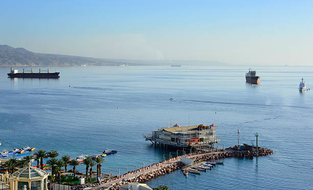 istock View on the Gulf of Aqaba, Eilat, Israel 159247988