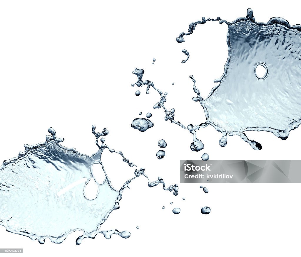 Astratto di acqua Splash - Foto stock royalty-free di Acqua