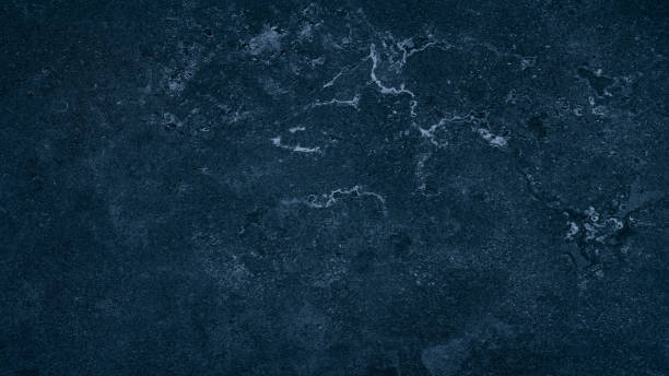 istock Beautiful  abstract grunge decorative navy blue dark stucco wall background, art rough stylized texture web banner with space for text 1592512156
