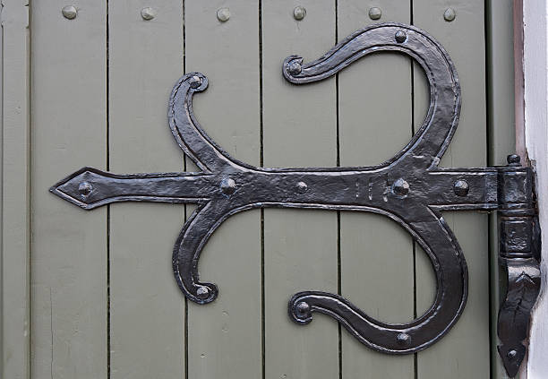 istock Plate on Church Door 159251368