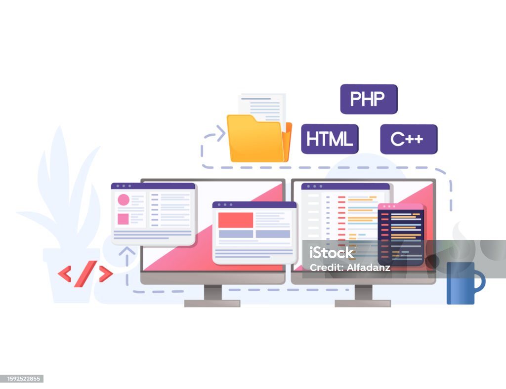Concept For Development Using Programming Languages With Online Sharing ...