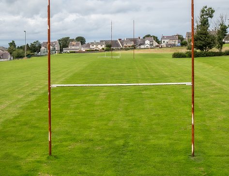 Sport field photographed in Europe with a Canon EOS 10D.