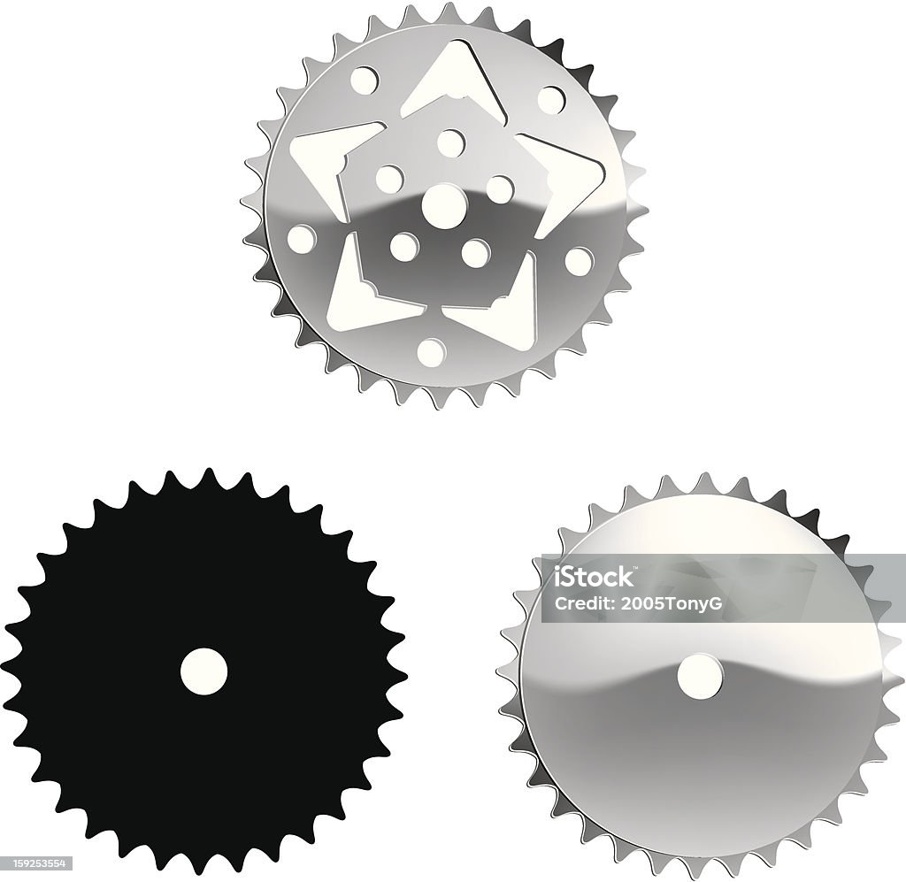Sprocket Vector Simple Vector Bicycle Sprocket Stock Illustration - Download Image Now ...