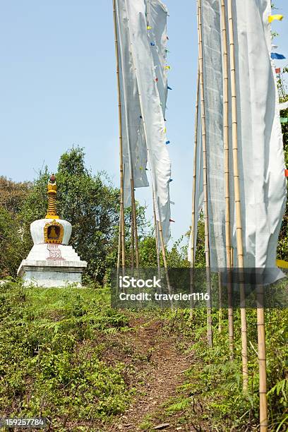 Sikkim India Por Estupa Foto de stock y más banco de imágenes de Aire libre - Aire libre, Aislado, Asia