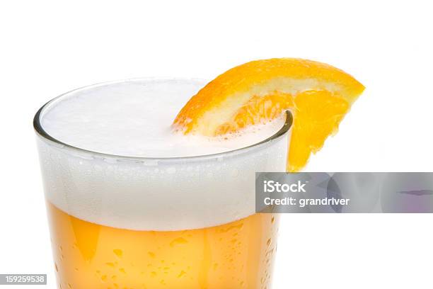 Microbrew Beer With Orange Slice Stock Photo - Download Image Now - Alcohol - Drink, Beer - Alcohol, Beer Glass