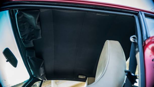 istock Vintage car headliner 1592642120
