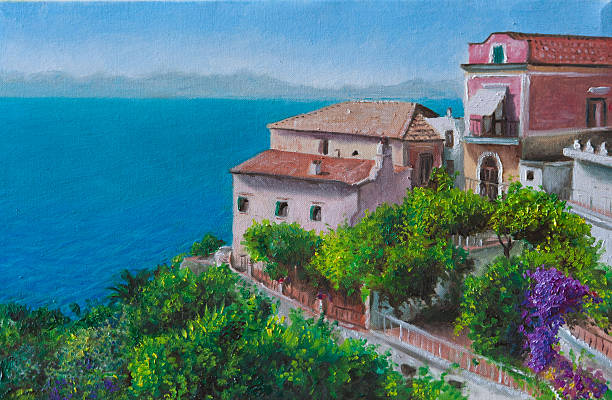 istock oil on canvas of houses to agropoli 159267382