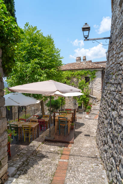 istock Rustic outdoor dining, Labro Lazio Italy 1592684959