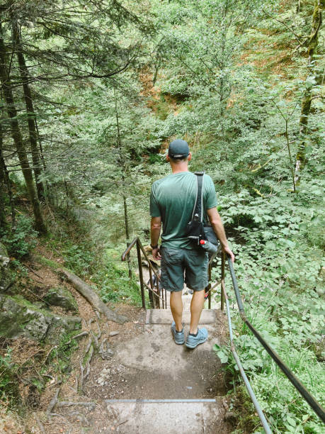 istock Man Hiking in the Black Forest 1592691206