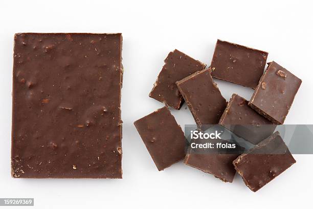 Foto de Barra De Chocolate e mais fotos de stock de Barra de Chocolate - Barra de Chocolate, Bloco, Chocolate