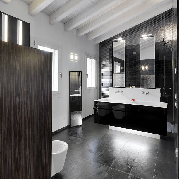 istock modern bathroom in the attic 159269441
