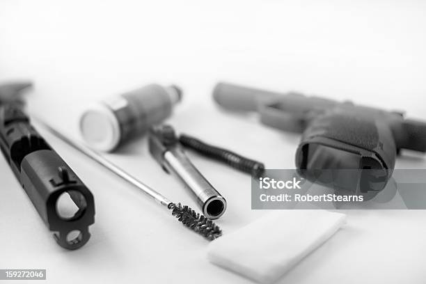 Handgun Cleaning Stock Photo - Download Image Now - Cleaning, Gun, Barrel