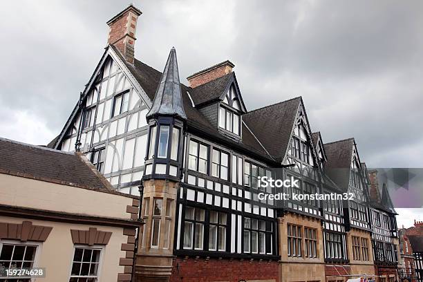 Foto de Tudor Edifícios Em Chester Reino Unido e mais fotos de stock de Antigo - Antigo, Arcaico, Arquitetura
