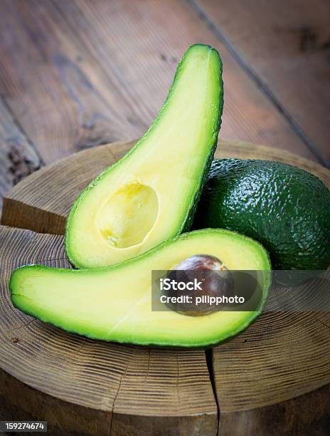 Fresh Avocado Stock Photo - Download Image Now - Antioxidant, Avocado, Cross Section