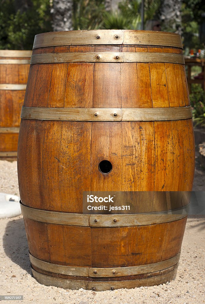 Oak cilindro de - Foto de stock de Barril libre de derechos