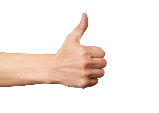 istock Hand sign thumbs up 159277402