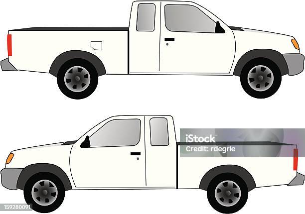 ホワイトのピックアップトラック - 軽トラックのベクターアート素材や画像を多数ご用意 - 軽トラック, 白色, イラストレーション