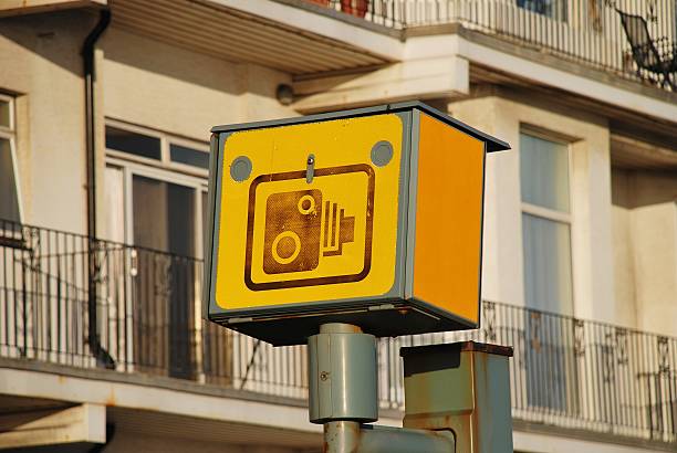 高速カメラ、英国 - southeast england speed camera hastings england recorder ストックフォトと画像