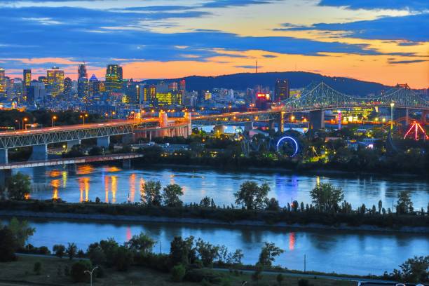 istock Montreal Skyline and St Lawrence River at Dusk 1592856155
