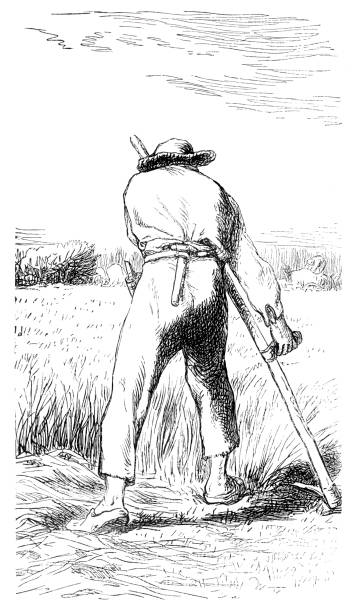 The wheat reaperJean-François Millet  ( 4 October 1814 – 20 January 1875 ) was a French artist and one of the founders of the Barbizon school in rural France. Millet is noted for his paintings of peasant farmers and can be categorized as part of the Realism art movement. Toward the end of his career, he became increasingly interested in painting pure landscapes. He is known best for his oil paintings but is also noted for his pastels, conte crayon drawings, and etchings.Original edition from my own archivesSource : Correo de Ultramar 1853