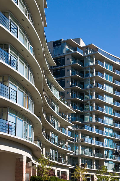 istock Urban view - condominium or apartment building 159288632