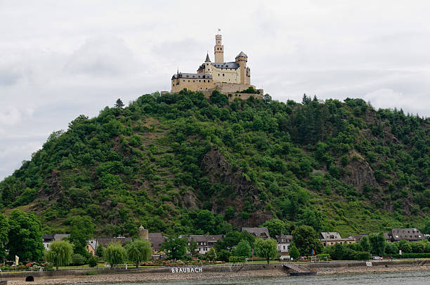 istock Marksburg Castle in Braubach, Germany 159292899