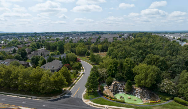 Loudoun County, Virginia Residential Community Ashburn, Virginia community. ashburn virginia stock pictures, royalty-free photos & images