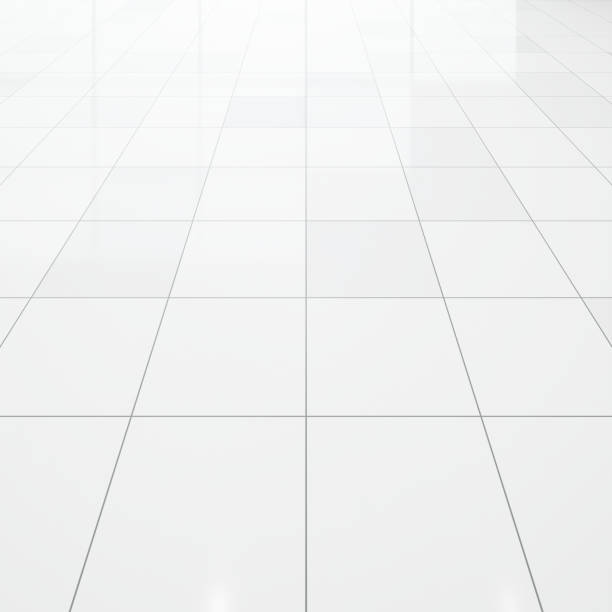 istock 3d rendering of empty room and tile floor for background. 1592943792