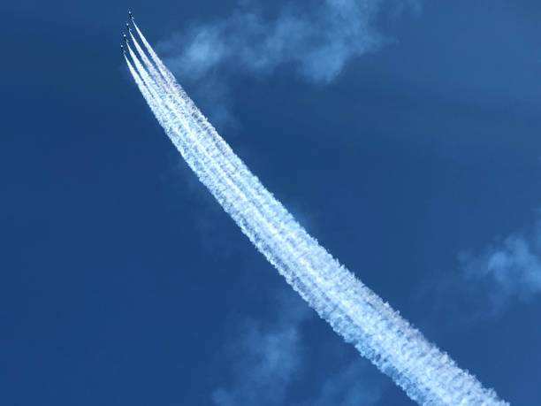 traverse city, michigan blue angels - blue angels imagens e fotografias de stock