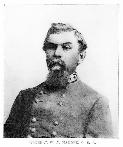 istock Confederate General William Joseph Hardee Portrait, 19th Century American Civil War History 1593054732