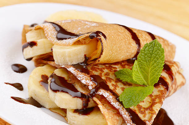 istock Crepes with chocolate sauce 159306924