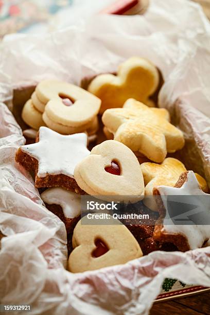 Cookies De Natal - Fotografias de stock e mais imagens de Bolacha - Bolacha, Natal, Biscoito de Gengibre - Bolacha