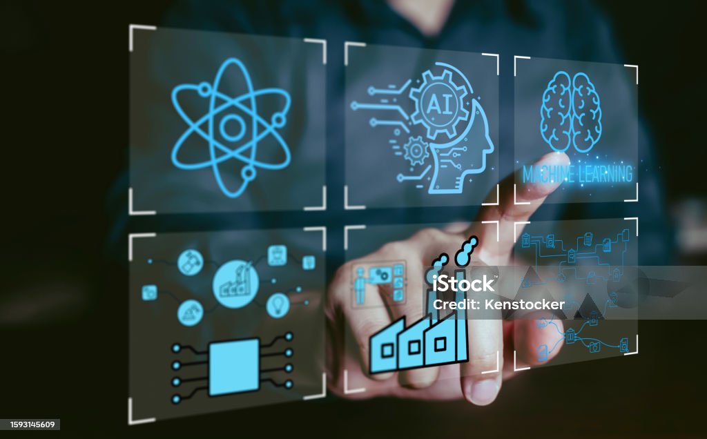 Machine Learning Abstract Images Machine Learning Concept Technology Ai Stock Photo - Download Image Now ...