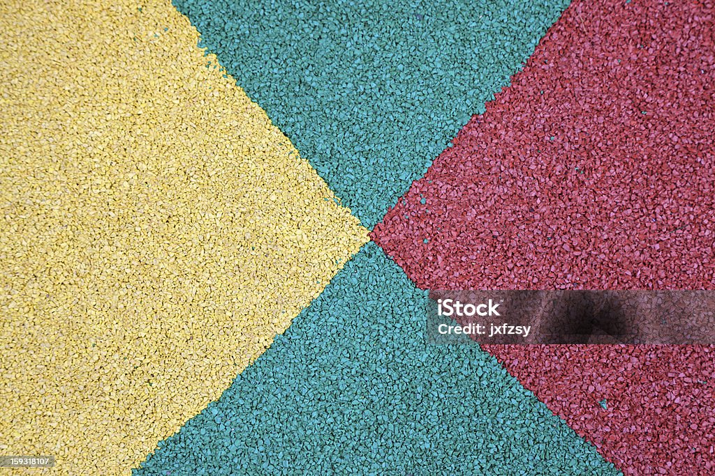 Blau, Gelb und Rot-Boden - Lizenzfrei Abstrakt Stock-Foto