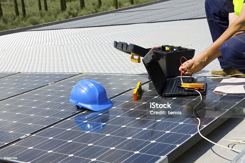태양 에너지 - 로열티 프리 녹색 기술 스톡 사진