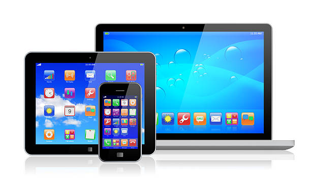 istock Laptop, tablet pc and smartphone 159324043