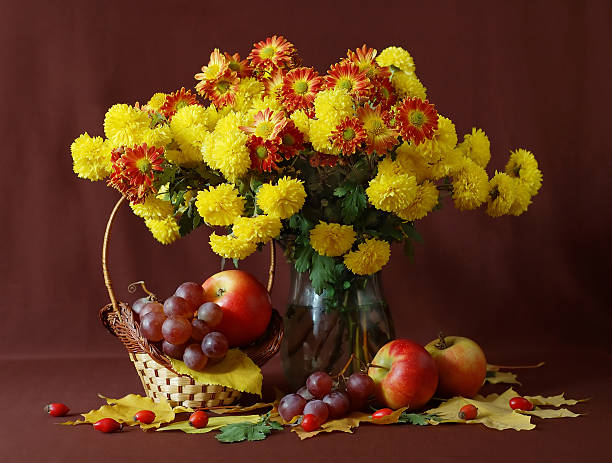 Autumn still life stock photo