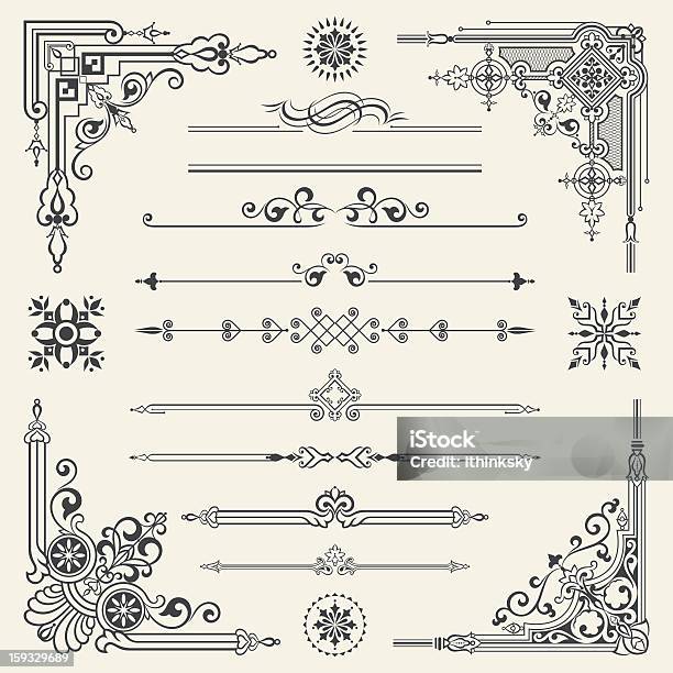 Vector Vintage Ornament Design Element Stock Illustration - Download Image Now - Border - Frame, Picture Frame, Victorian Style