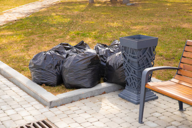 istock black full trash bags in public park 1593300301