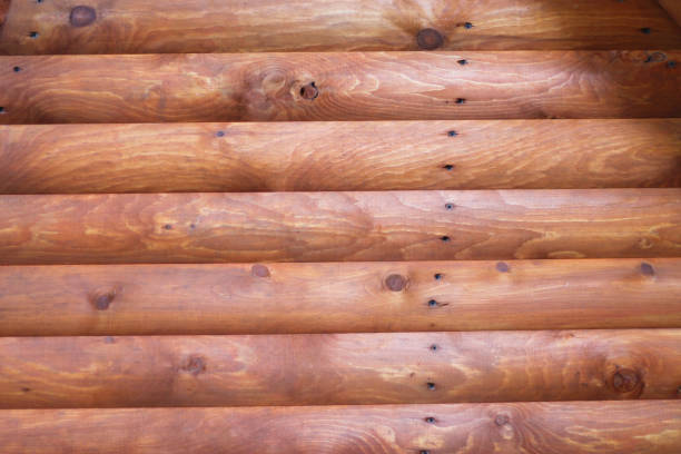 istock Wooden background textured pattern in brown colors 1593348588