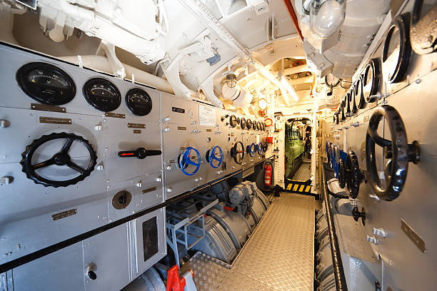 istock German world war 2 submarine - electric engine room 159339885